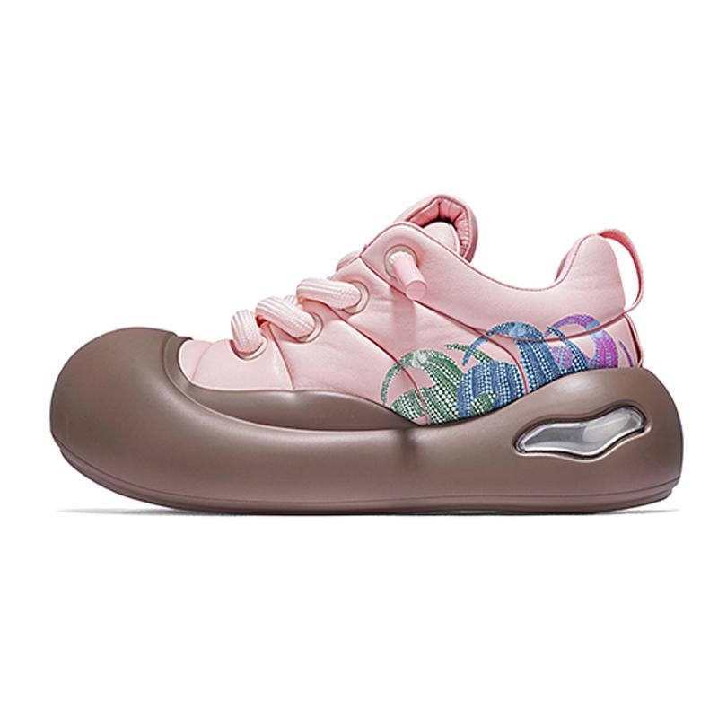 opp france Pink niche personality women’s casual pumpkin big toe shoes