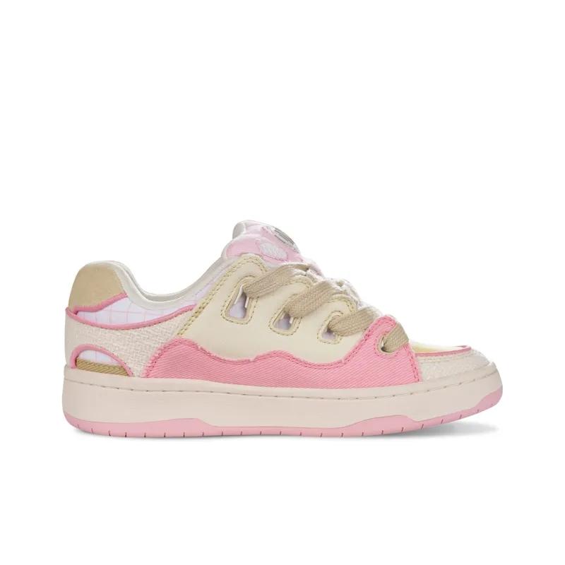 Opp France Pink Patchwork Fashionable Youth Casual Shoes For Both Men And Women