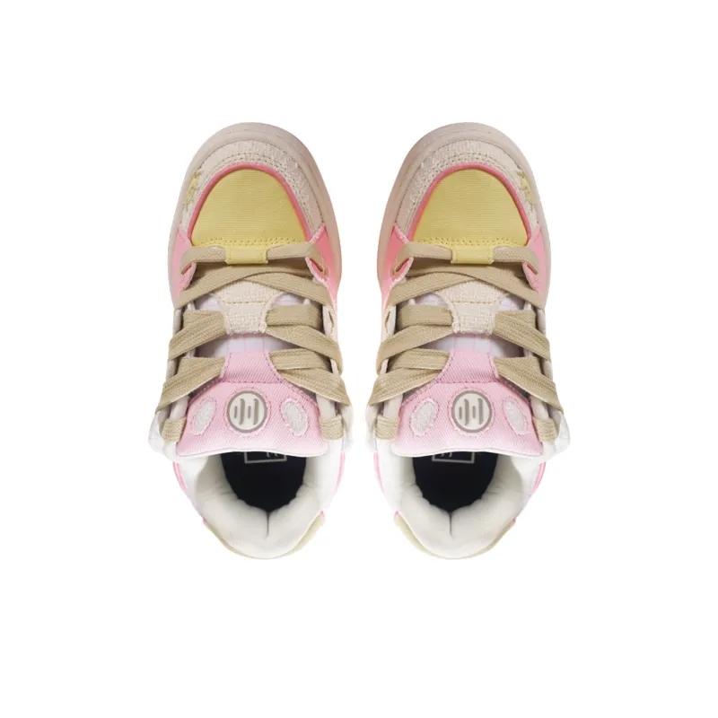 Opp France Pink Patchwork Fashionable Youth Casual Shoes For Both Men And Women