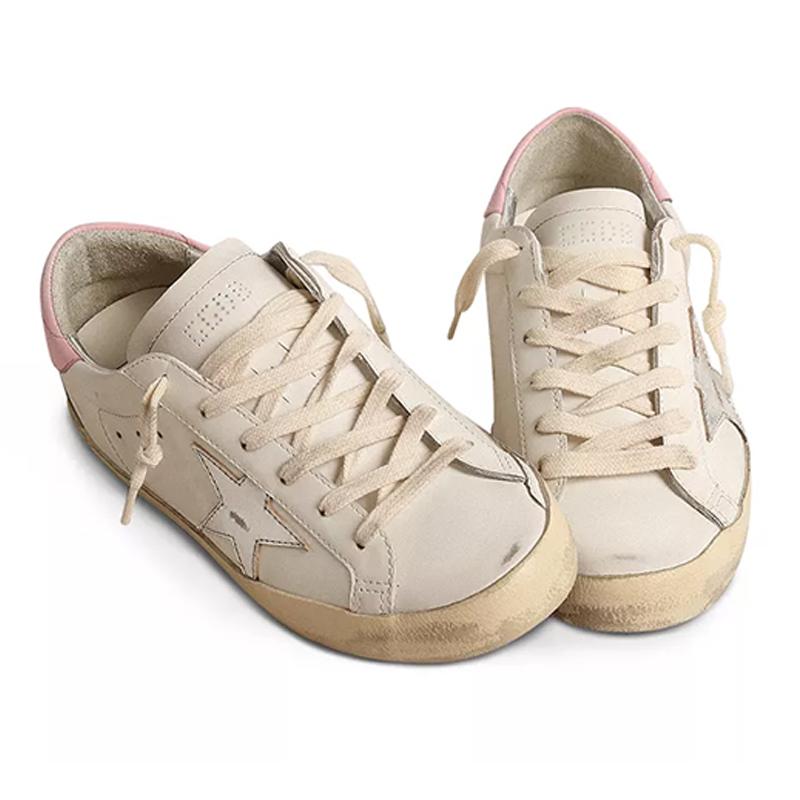 Opp France Pink Tail Silver Star Women’s Youth Low-top Casual Shoes