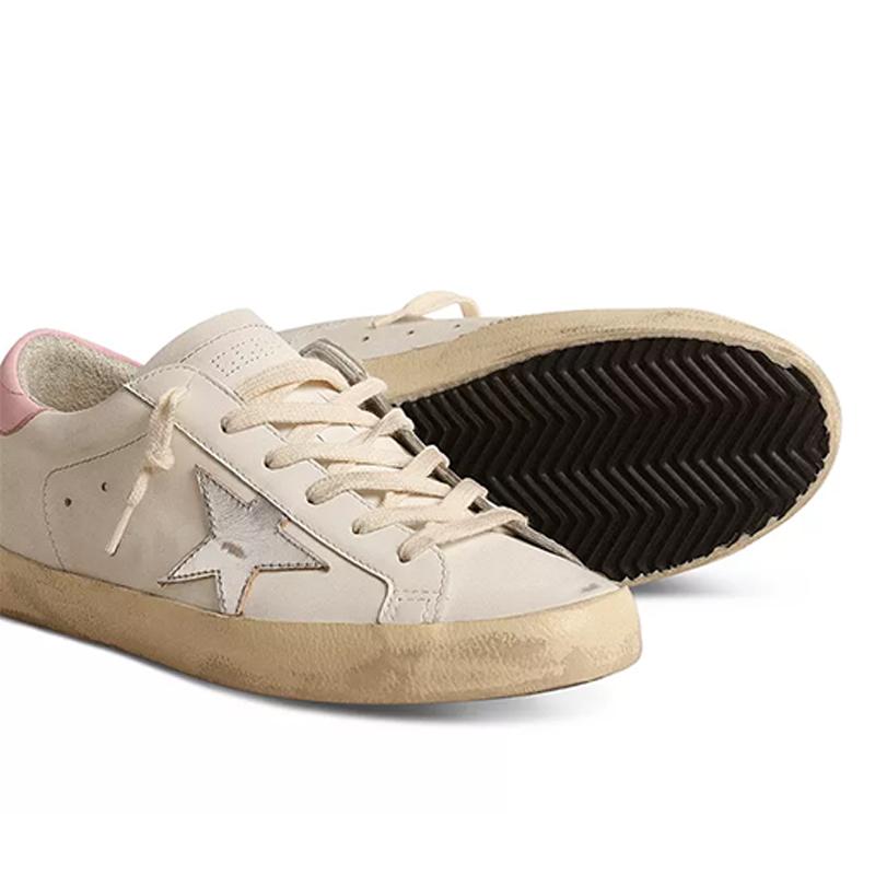 Opp France Pink Tail Silver Star Women’s Youth Low-top Casual Shoes
