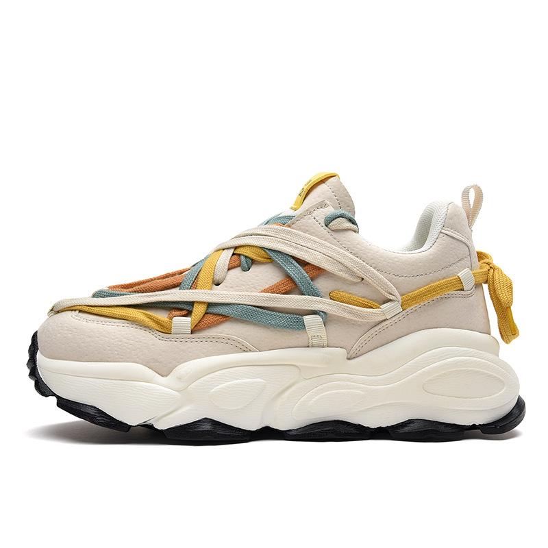 opp france Platform Height Increasing Sneakers Beige