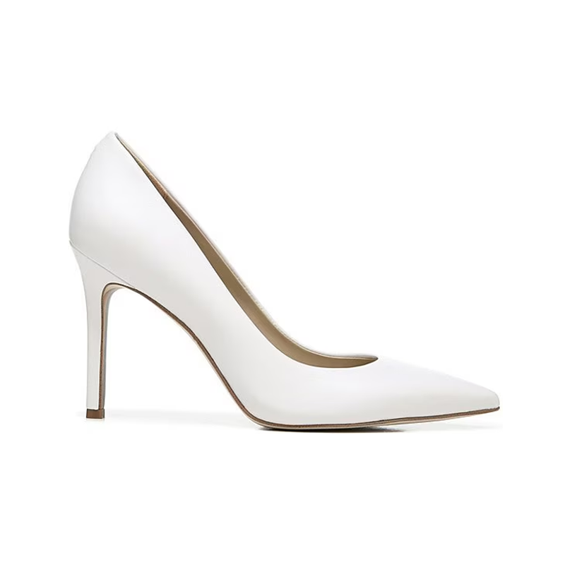 opp france Pointed high-heeled shoes Pointed Toe Pumps White