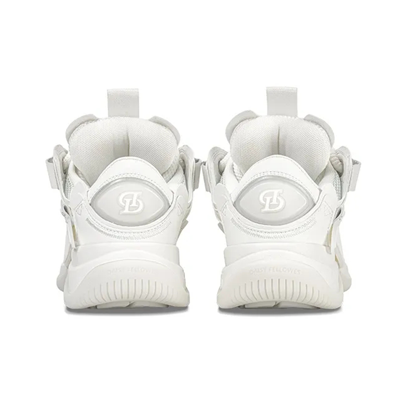 Opp France Pure White Thick Shoelaces Lightweight And Breathable Casual Shoes For Men And Women