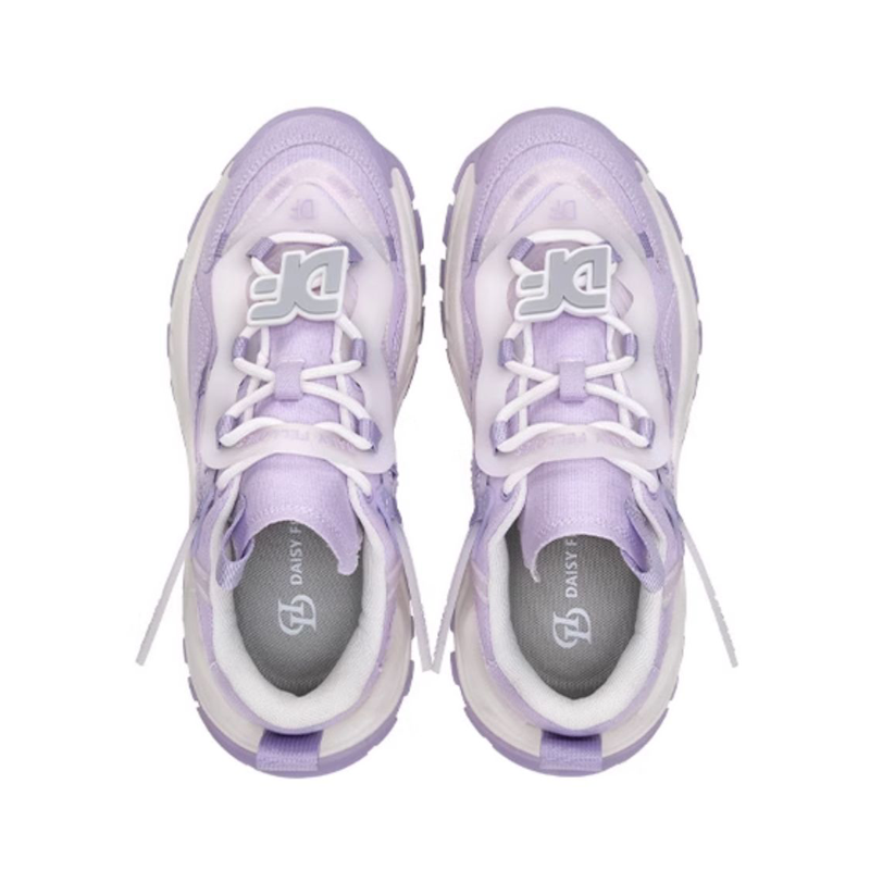 Opp France Purple Fashion Trend Thick Sole Height Increasing Women’s Casual Shoes