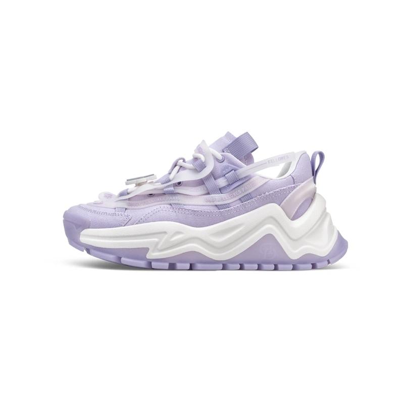opp france Purple fashion trend thick sole height increasing women’s casual shoes