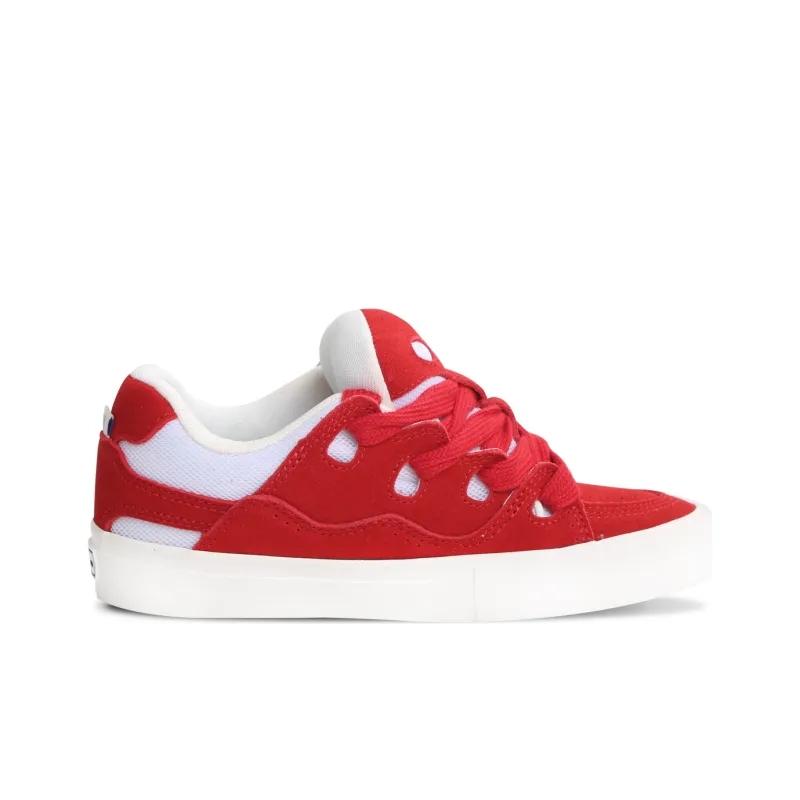Opp France Red And White Retro Trendy Breathable Unisex Casual Shoes