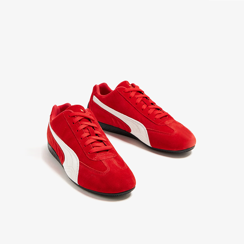 Opp France Red Lace-up Cool Casual Shoes For Men And Women