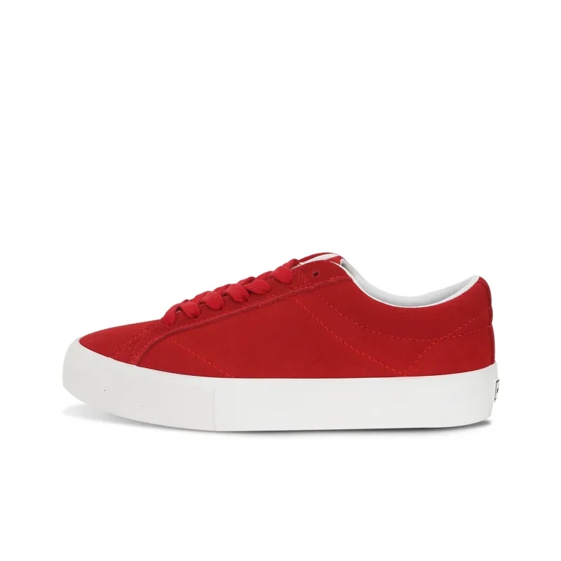 opp france Red suede solid color simple and fashionable unisex casual shoes board shoes