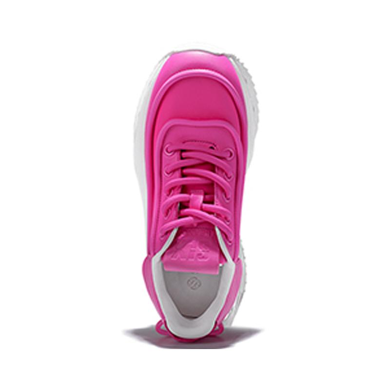 Opp France Rose Red All-match Height-enhancing Dad Shoes For Women Shock-absorbing Casual Shoes