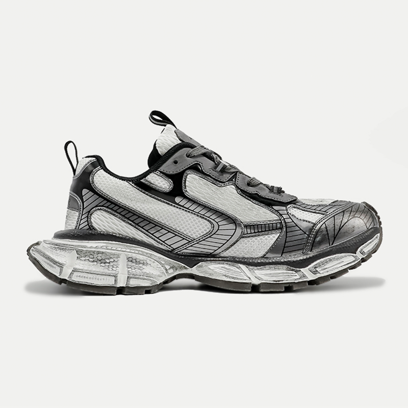 Opp France Silver Breathable Star Anti Slip And Wear-resistant Unisex Sports And Leisure Shoes