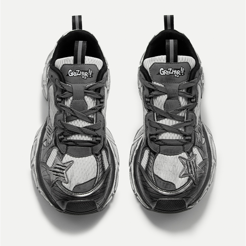 Opp France Silver Breathable Star Anti Slip And Wear-resistant Unisex Sports And Leisure Shoes