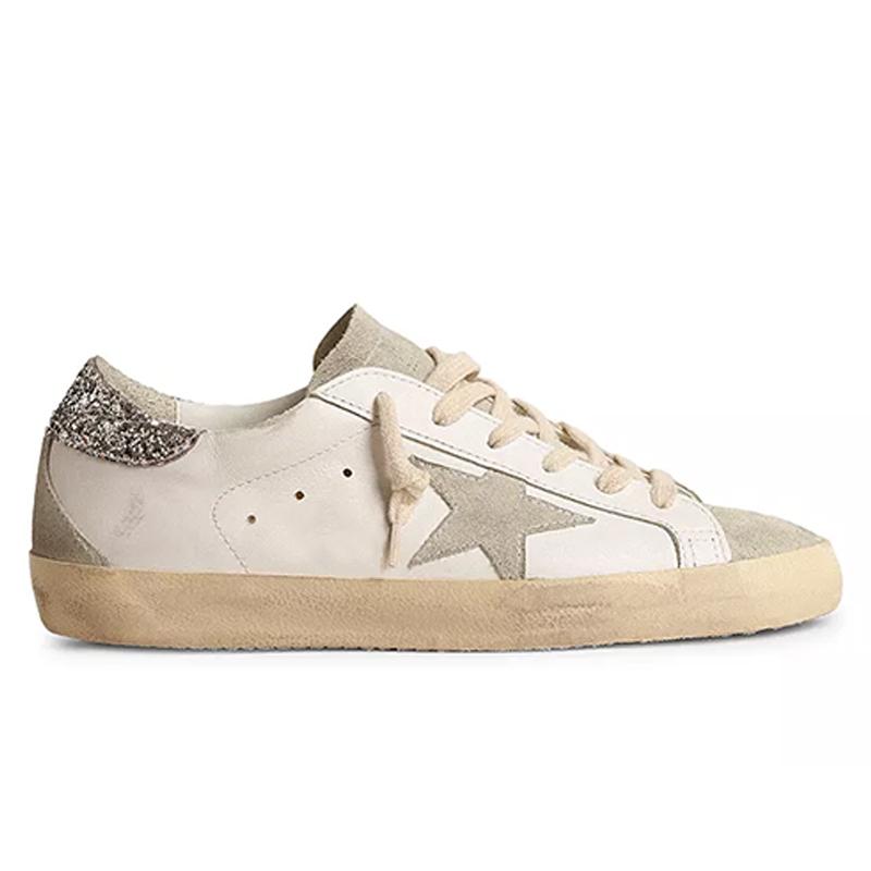 opp france Silver Star Sequin Lace-Up Fashion Women’s Casual Shoes