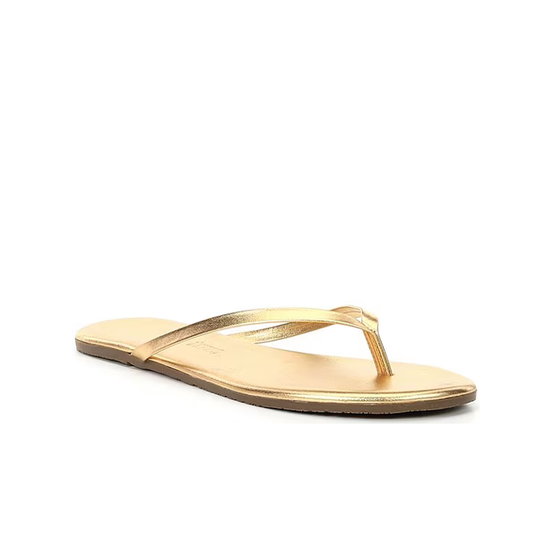 opp france Simple flip-flops with flat bottom and non-slip sandals champagne slippers