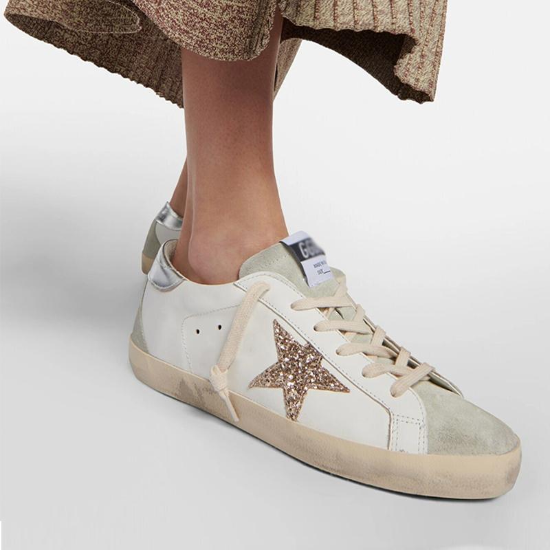 Opp France Star Silver Tail Low-top Lace-up Women’s Casual Shoes