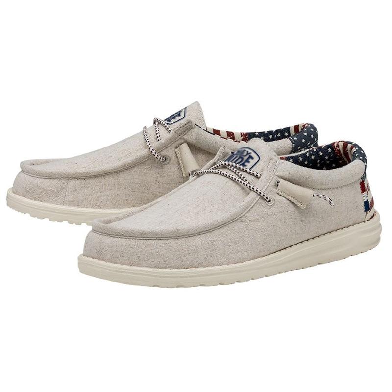 Opp France Summer Canvas Men’s Casual Shoes Lazy Fit Comfortable Soft Soled Shoes