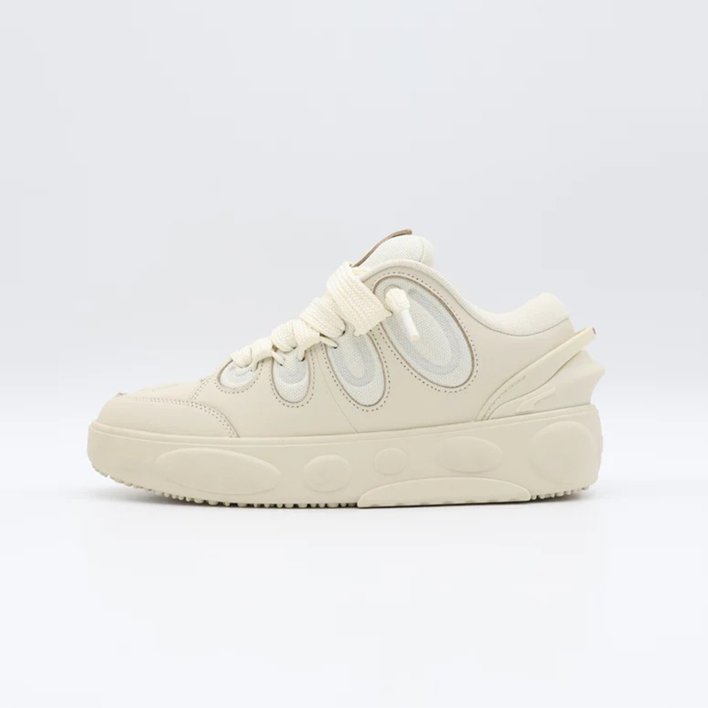 opp france thick-soled height-enhancing lace-up casual shoes for men and women