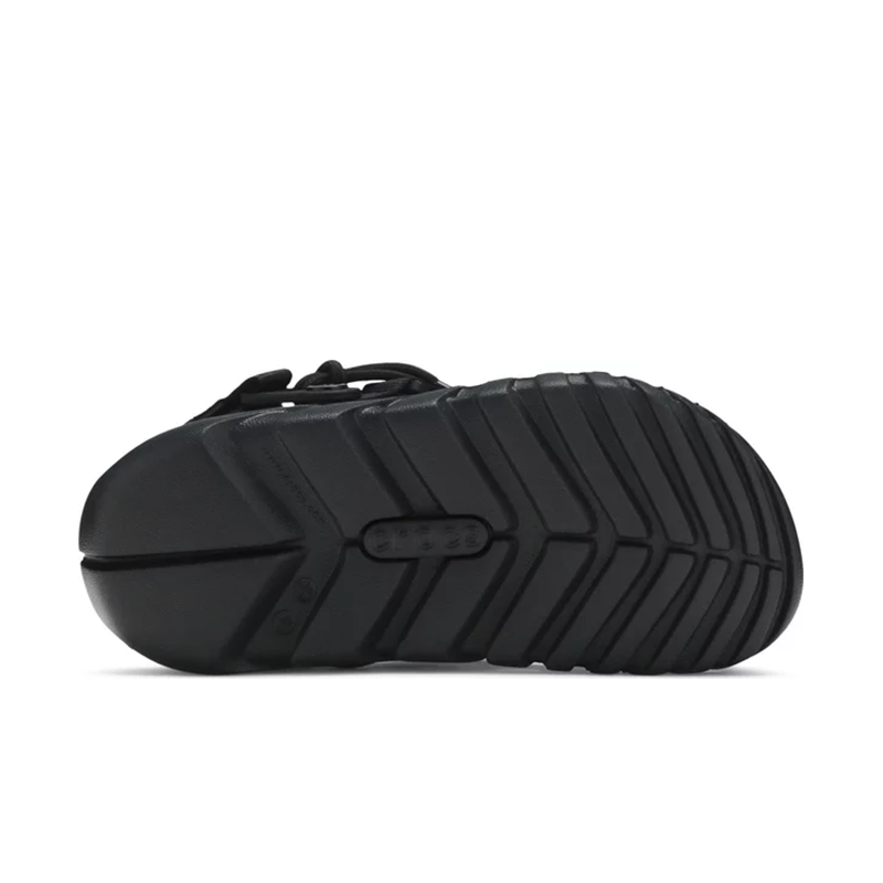 Opp France Unisex Black And Pink Clog Breathable Sandals