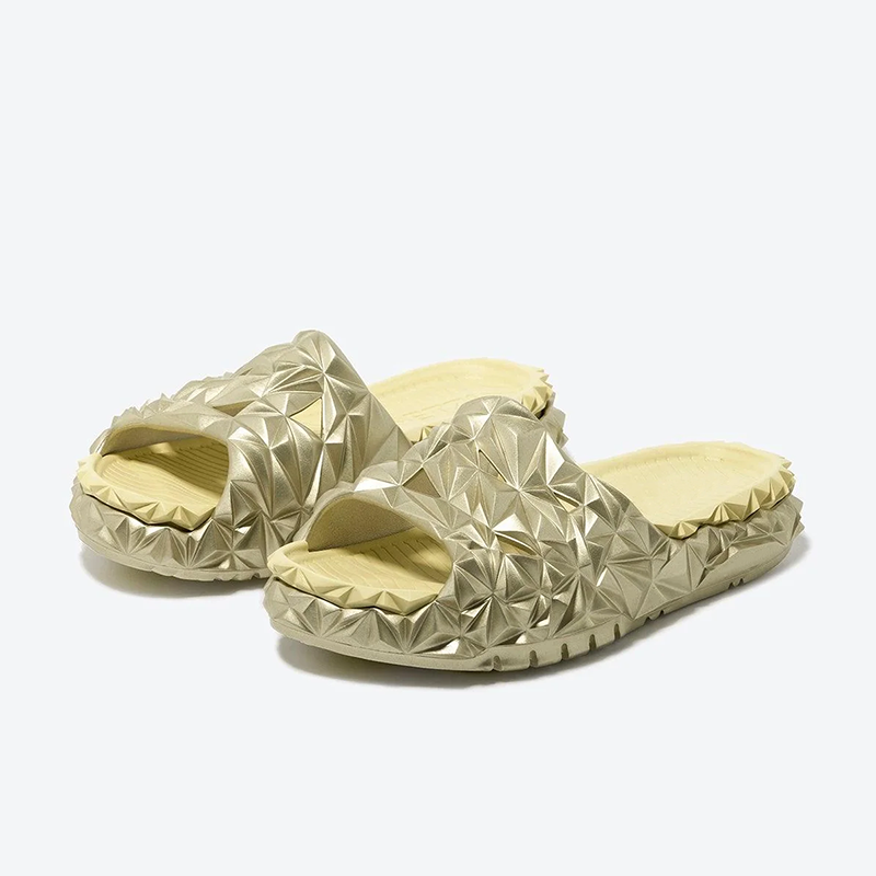 Opp France Unisex Trendy Outdoor Sandals Slippers Gold