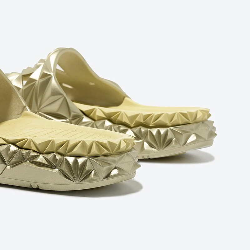 Opp France Unisex Trendy Outdoor Sandals Slippers Gold