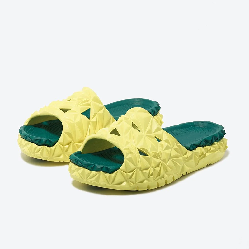 Opp France Unisex Trendy Personality Outdoor Sandals Slippers Yellow Green