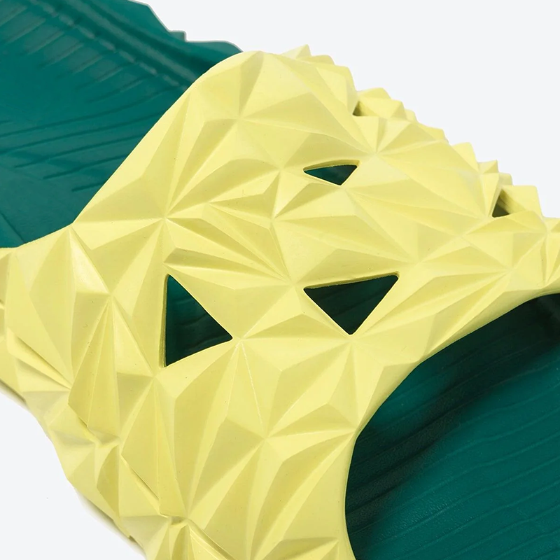 Opp France Unisex Trendy Personality Outdoor Sandals Slippers Yellow Green