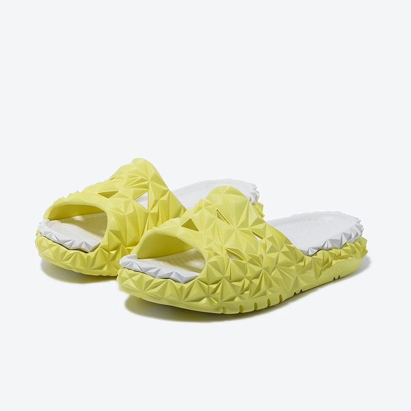 Opp France Unisex Trendy Personality Outdoor Sandals Slippers Yellow White