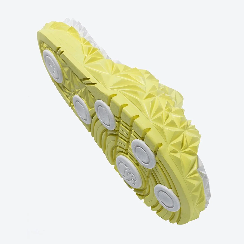 Opp France Unisex Trendy Personality Outdoor Sandals Slippers Yellow White