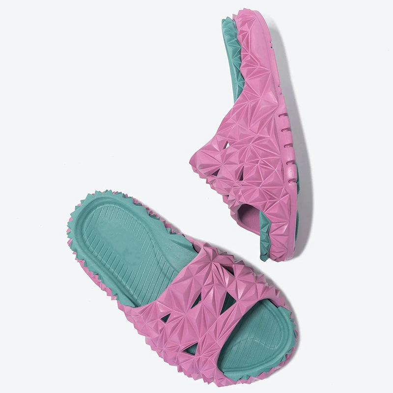 Opp France Unisex Trendy Personality Outdoor Sandals Slippers Pink