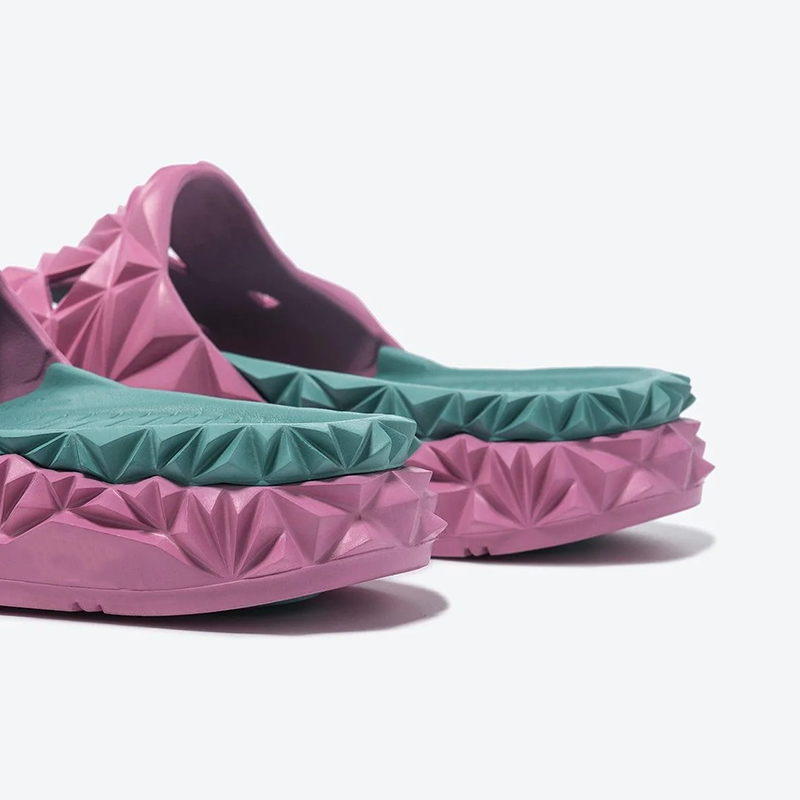 Opp France Unisex Trendy Personality Outdoor Sandals Slippers Pink