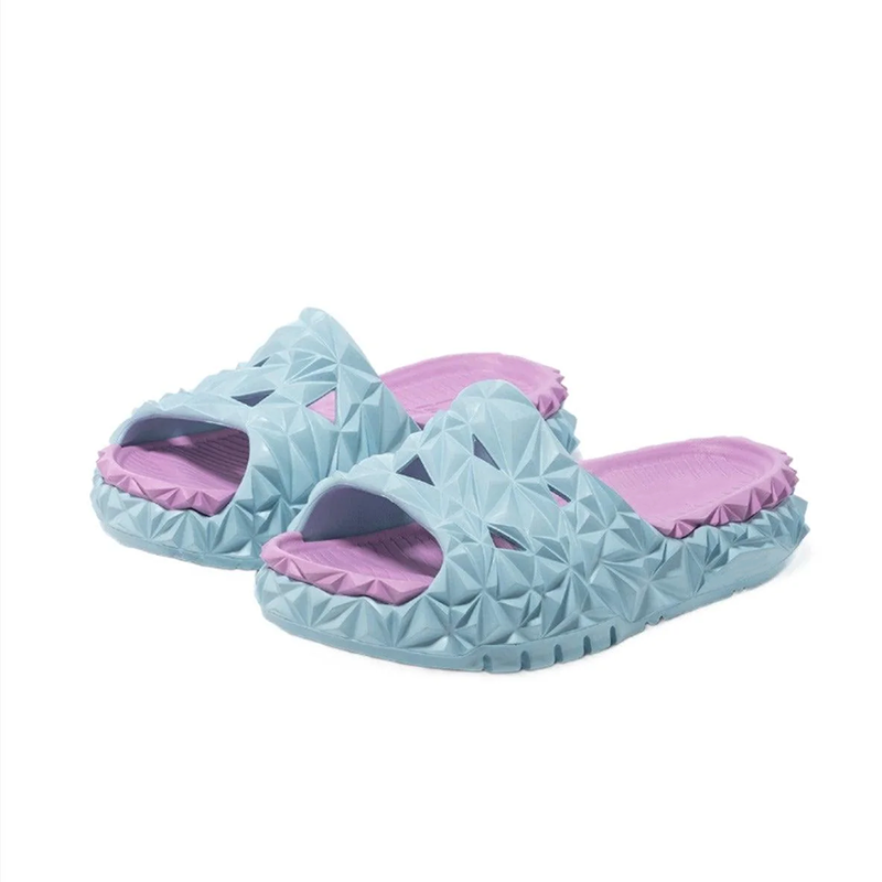 Opp France Unisex Trendy Personality Outdoor Sandals Slippers Blue Rose Red