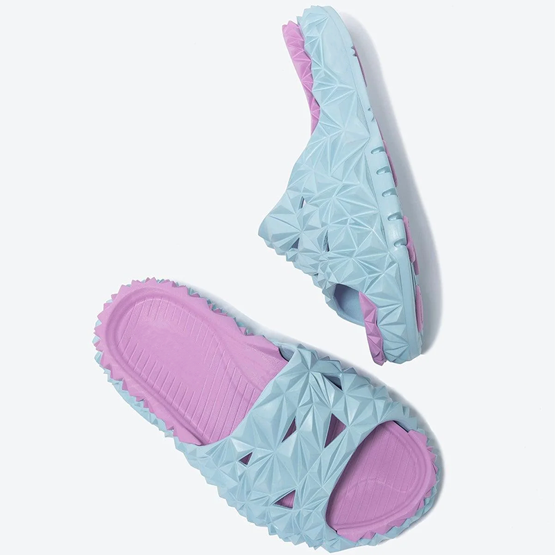 Opp France Unisex Trendy Personality Outdoor Sandals Slippers Blue Rose Red