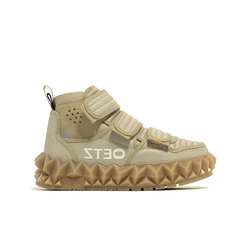 opp france Velcro high-top shoes for men and women same style casual shoes Kahki