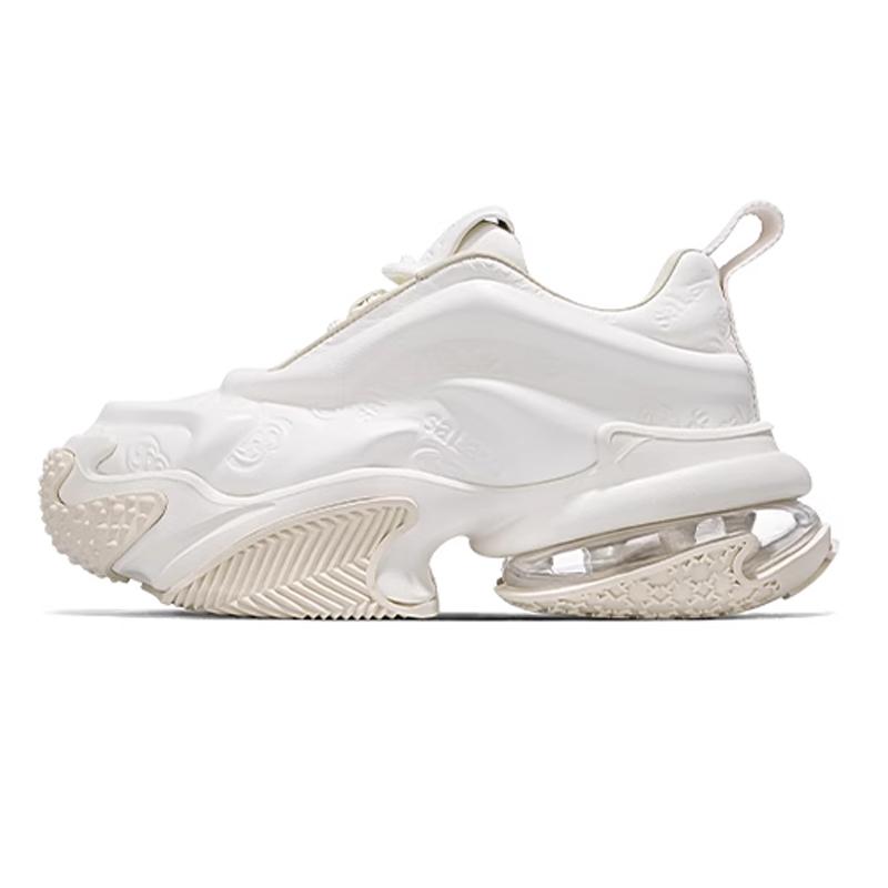 opp france White air cushion running shoes trendy unisex thick-soled casual sports shoes