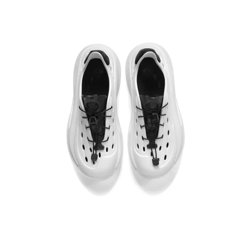 Opp France White And Black Hole Shoes For Men And Women Thick-soled Sandals Breathable Beach Shoes