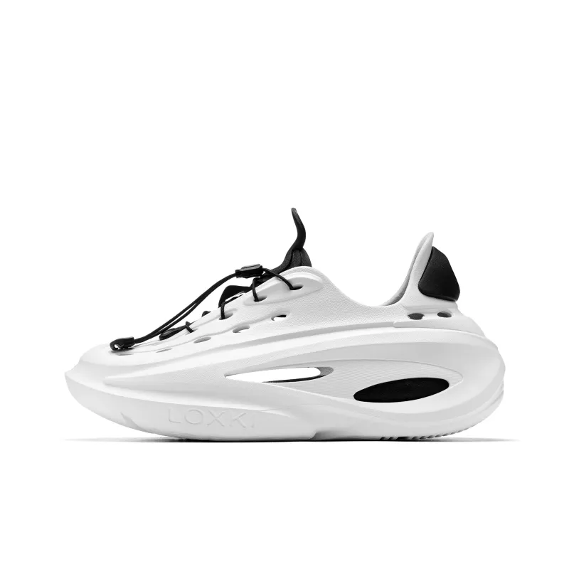 opp france white and Black hole shoes for men and women thick-soled sandals breathable beach shoes