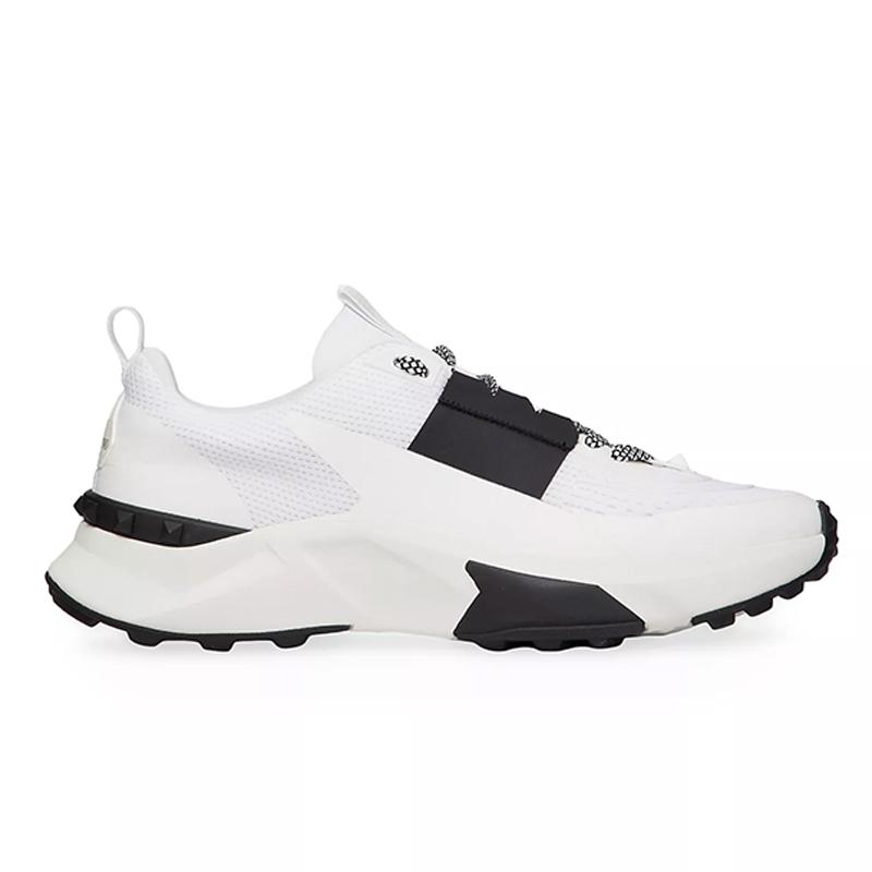 Opp France White And Black Thick Sole Height Increasing Men’s Casual Sports Shoes