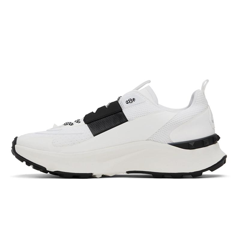 Opp France White And Black Thick Sole Height Increasing Men’s Casual Sports Shoes