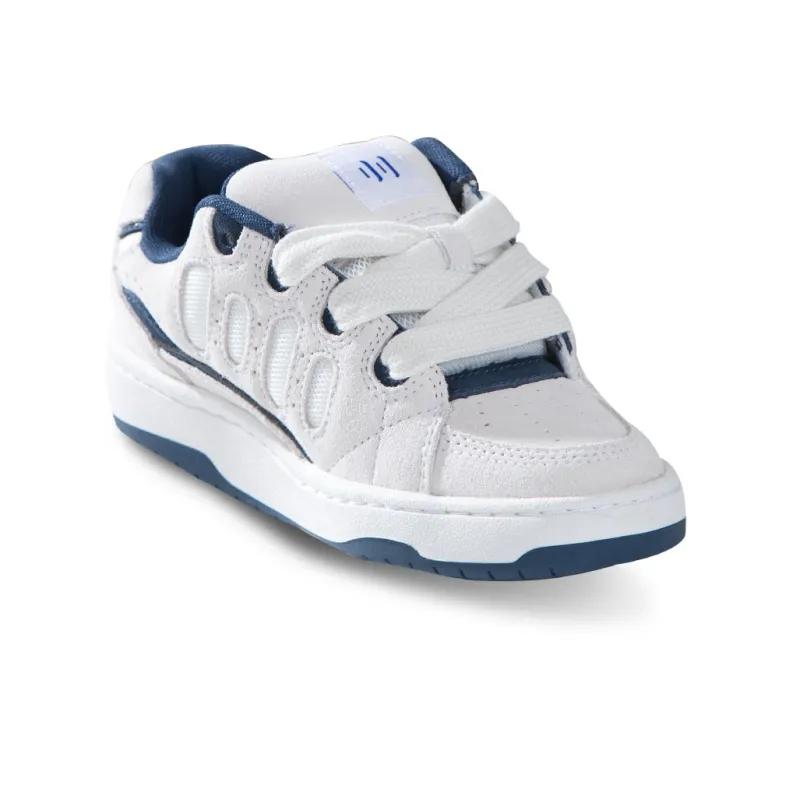 Opp France White And Blue Contrasting Splicing Breathable And Fashionable Unisex Casual Shoes Board Shoes