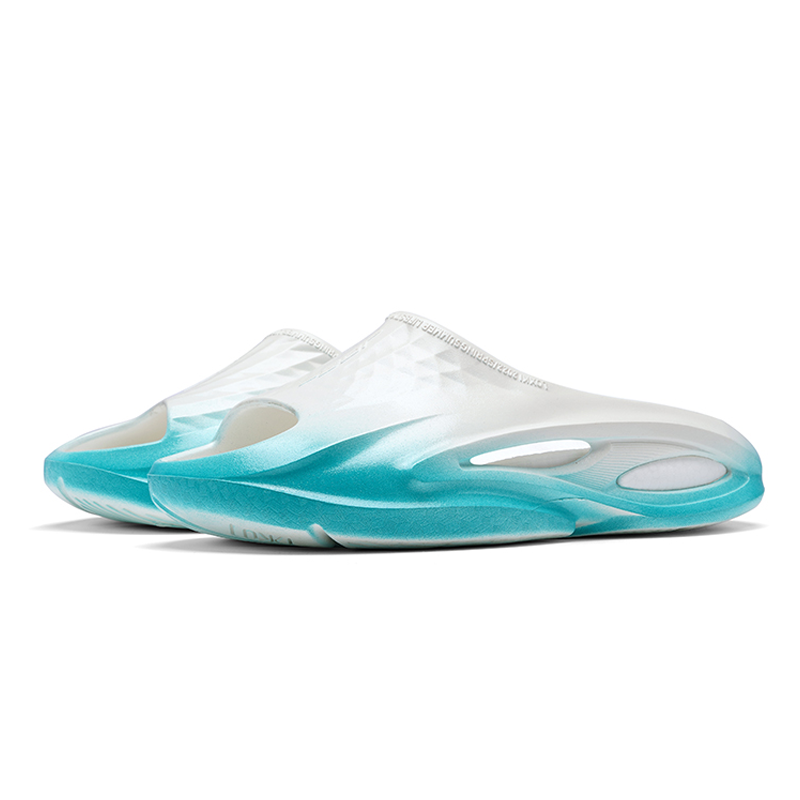 Opp France White And Blue Trendy Gradient Men’s And Women’s Same Style Outdoor Fashionable Slippers