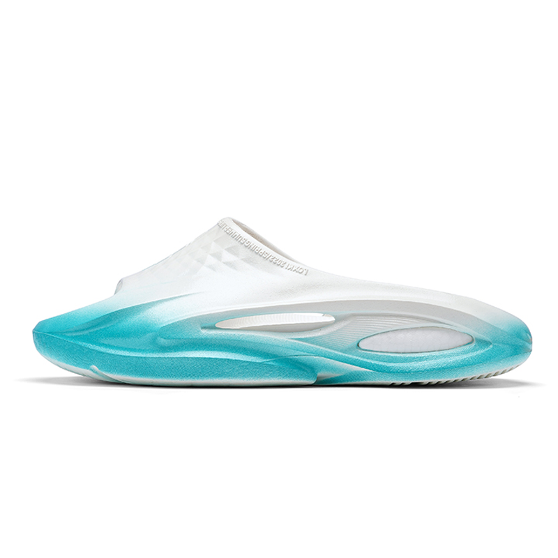 opp france White and blue trendy gradient men’s and women’s same style outdoor fashionable slippers