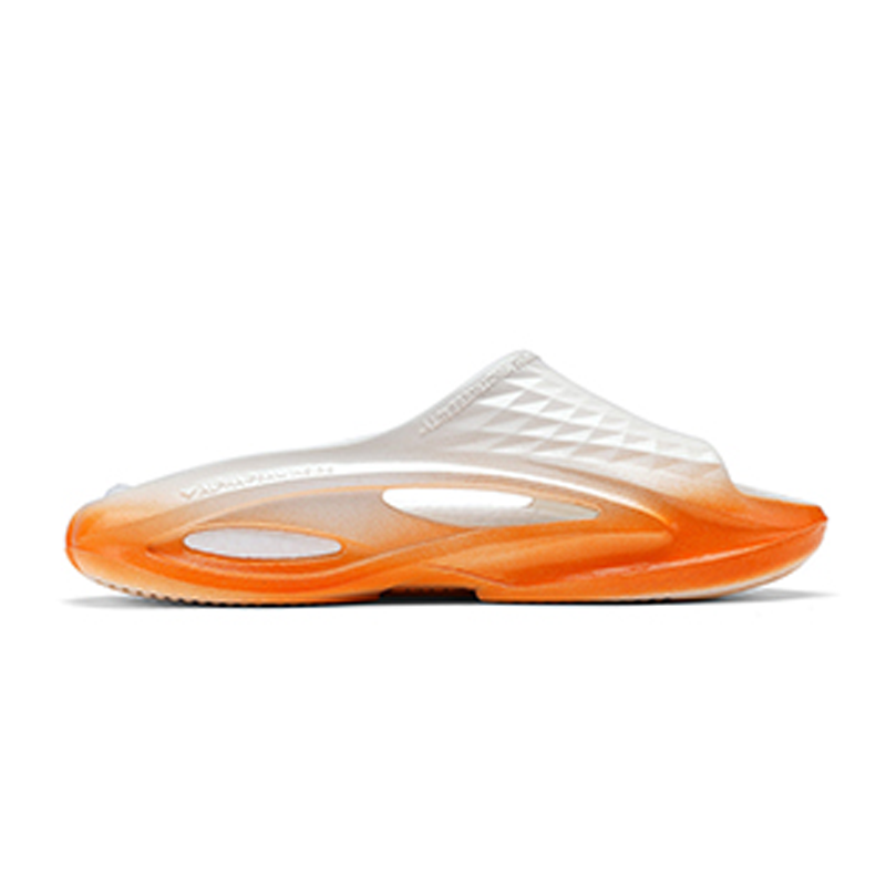 Opp France White And Orange Trendy Gradient Men’s And Women’s Same Style Outdoor Fashionable Slippers