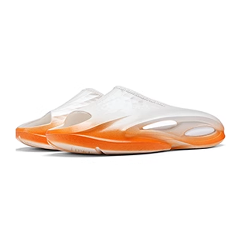 Opp France White And Orange Trendy Gradient Men’s And Women’s Same Style Outdoor Fashionable Slippers