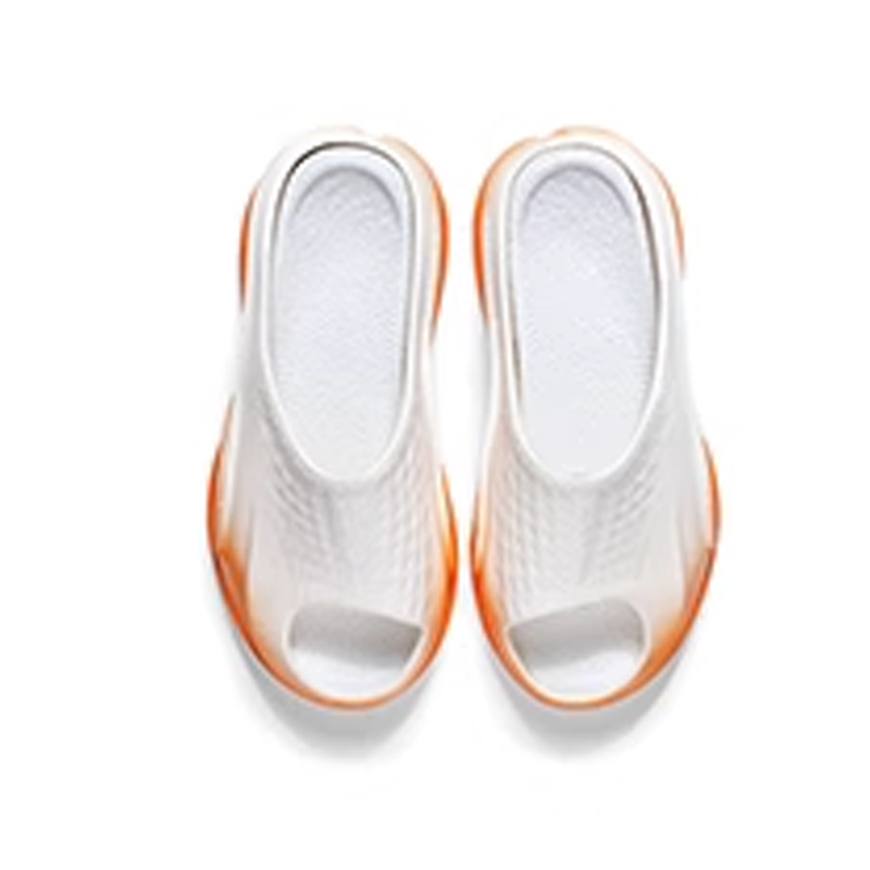 Opp France White And Orange Trendy Gradient Men’s And Women’s Same Style Outdoor Fashionable Slippers