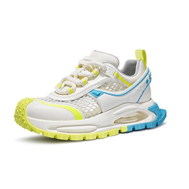Opp France White And Yellow Spring Thick Sole Versatile Unisex Summer Breathable Sports And Leisure Shoes