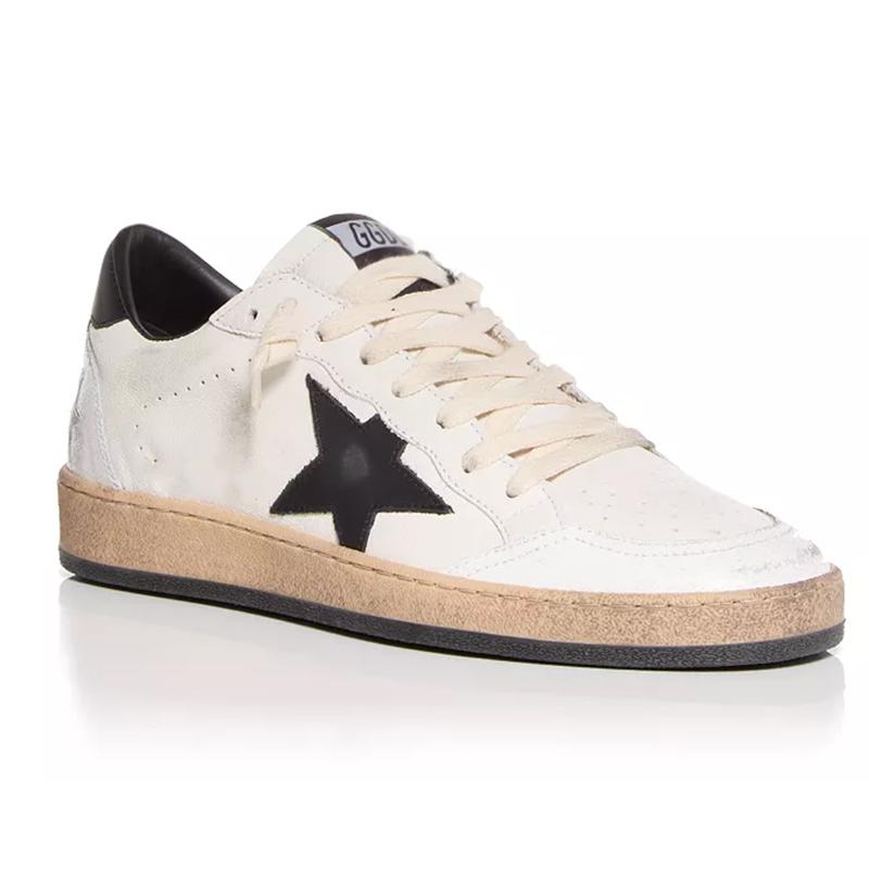 Opp France White Black Star Men’s Stylish Leather Casual Shoes