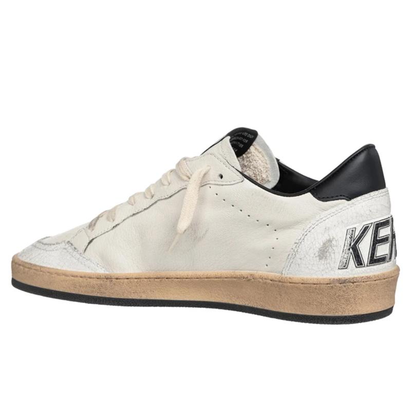 Opp France White Black Star Men’s Stylish Leather Casual Shoes