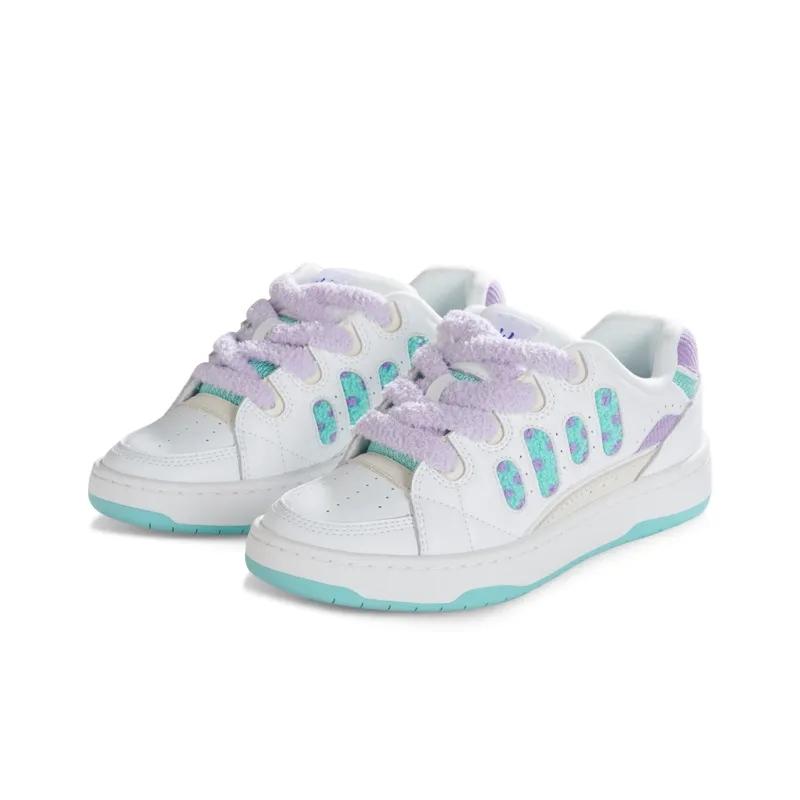 Opp France White Blue Purple Contrasting Splicing Fashionable Unisex Casual Shoes