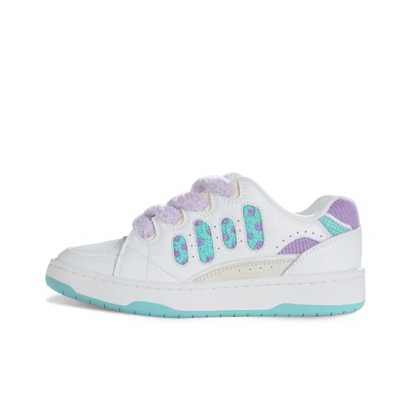 opp france White blue purple contrasting splicing fashionable unisex casual shoes