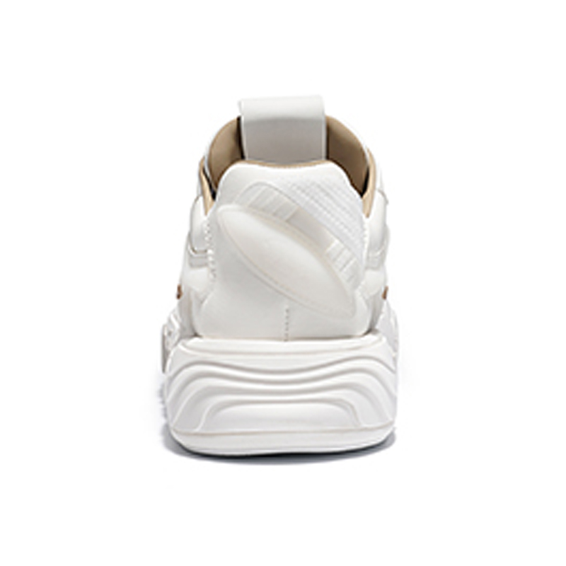 Opp France White Casual Shoes For Women Versatile High-end Niche Thick Soled Board Shoes